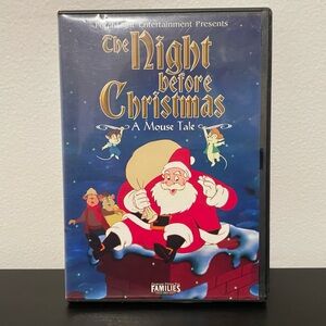 The Night Before Christmas A Mouse Tale DVD Movie Holiday Animated 2002